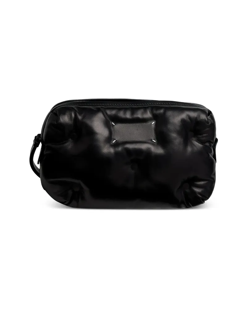 Maison Margiela Glam Slam Leather Clutch Bag Black