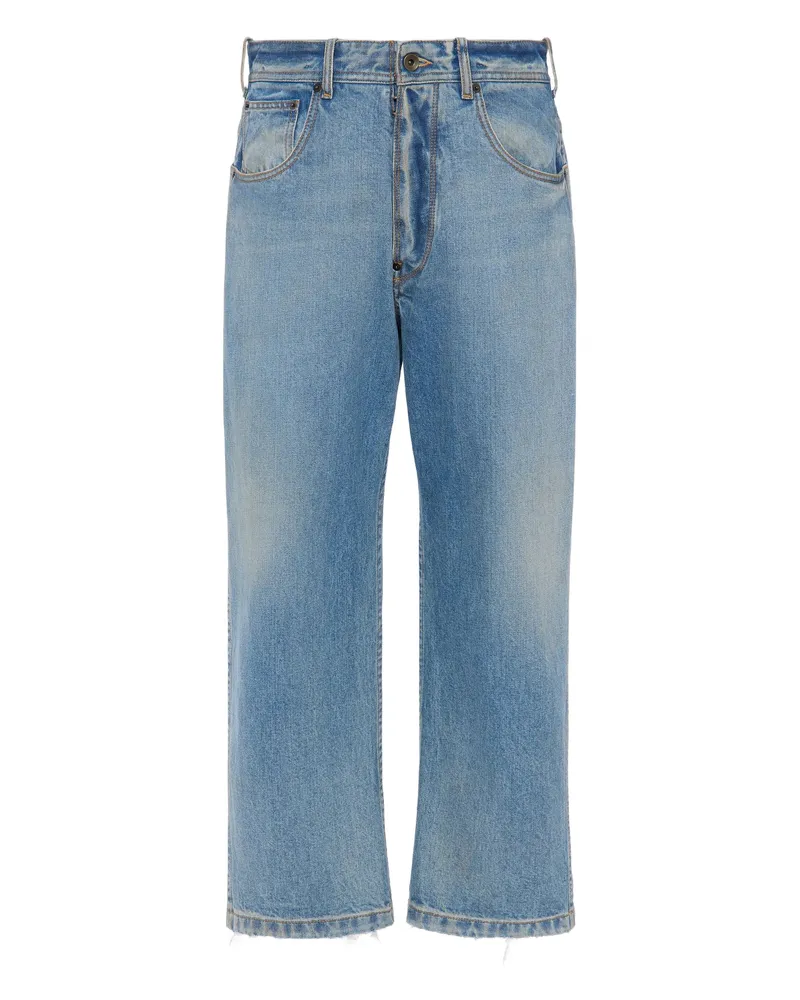 Maison Margiela Five-pocket Cropped Jeans Blue