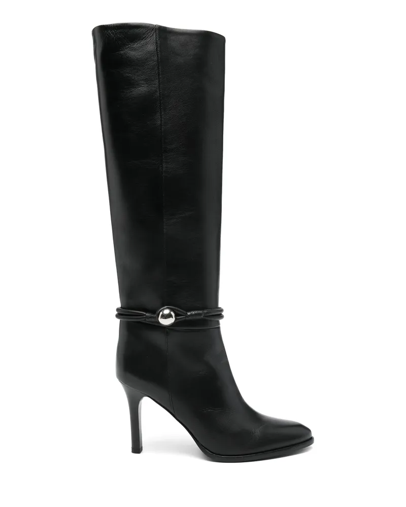 Isabel Marant Ieva Button-detail Boots Black