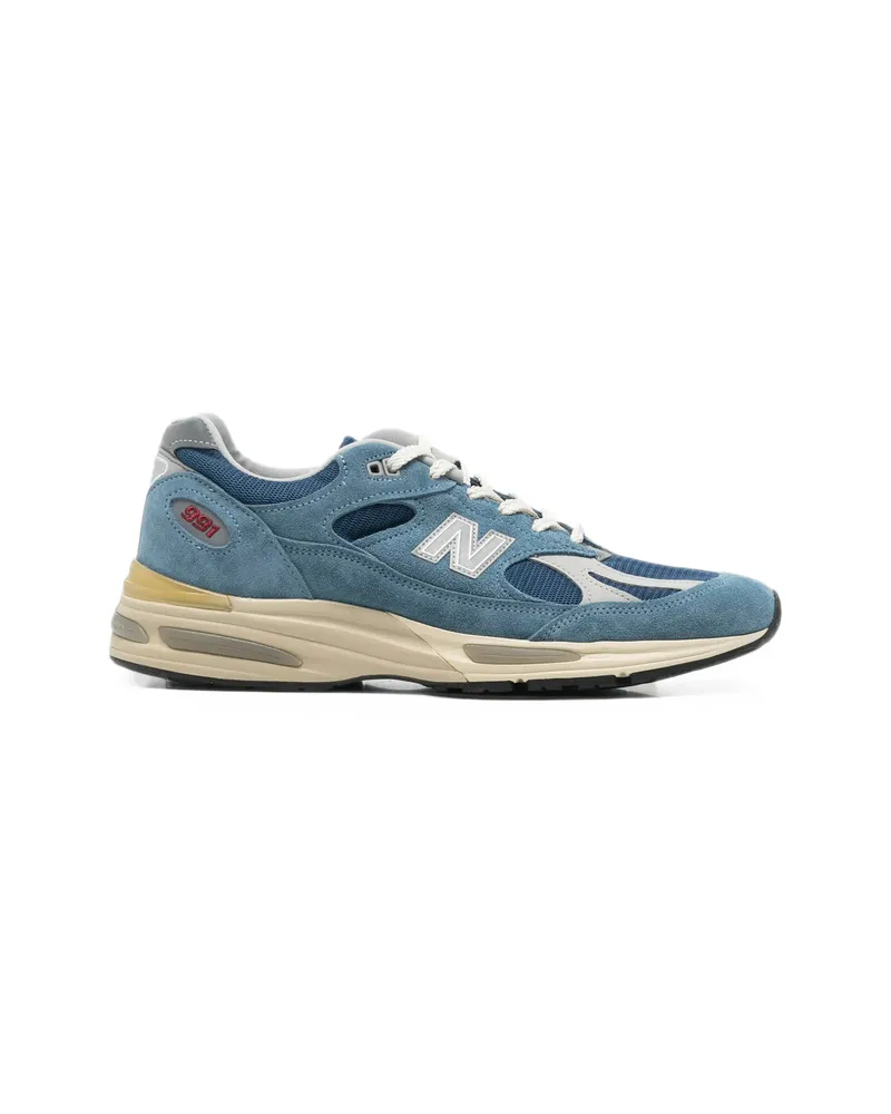 New Balance Logo-detail Panelled Sneakers Blue