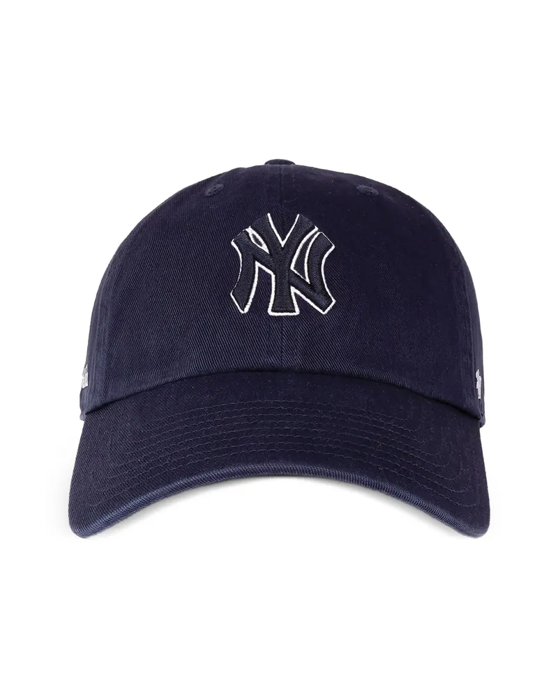 SPORTY & RICH Embroidered Logo Baseball Cap Blue