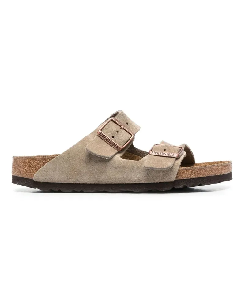 Birkenstock Arizona Suede Slip-on Sandals Neutrals