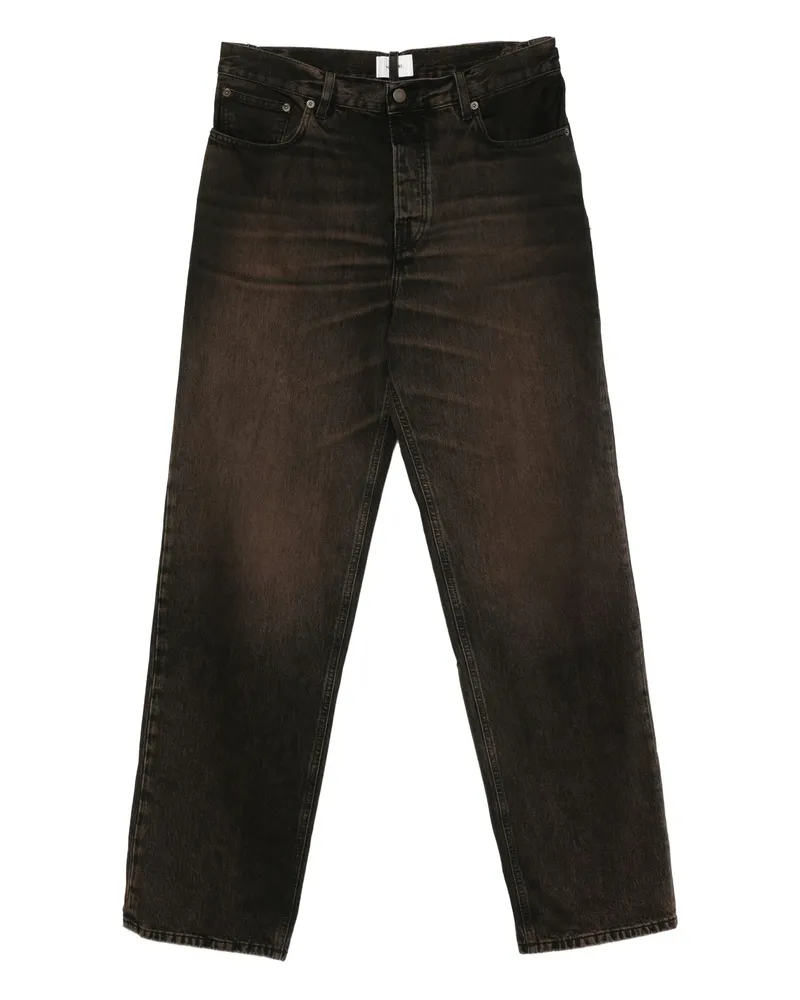 Haikure Five-pocket Jeans Brown