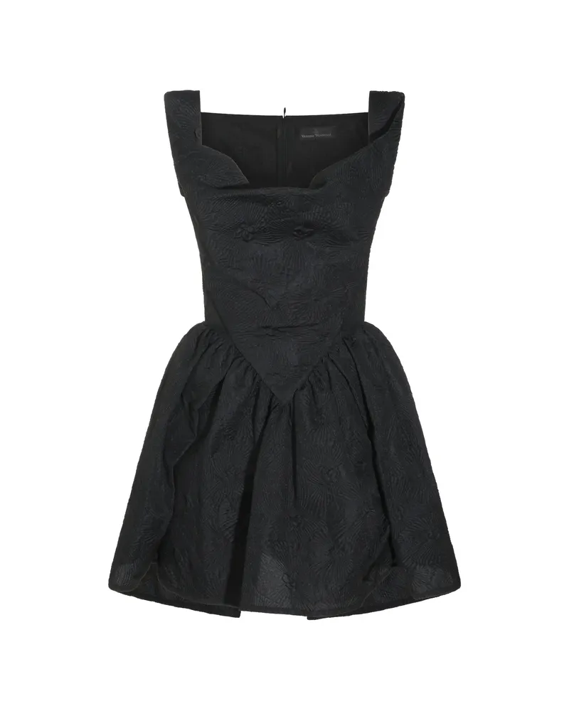 Vivienne Westwood Jacquard-effect Sleeveless Dress Black
