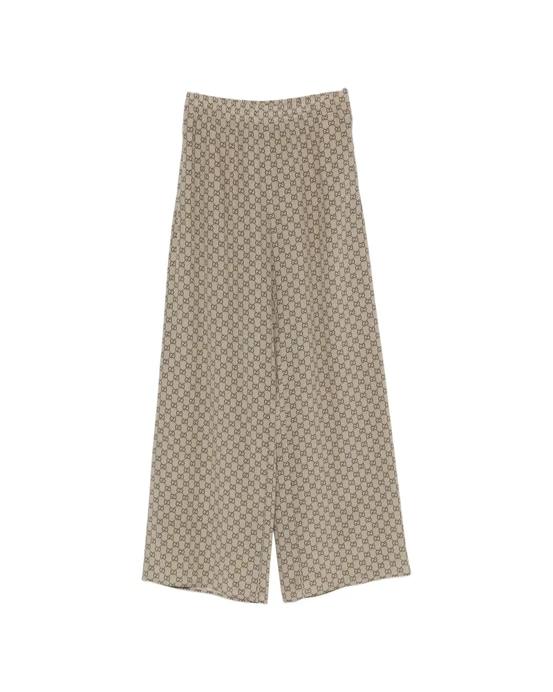 Gucci GG-pattern Trousers Neutrals