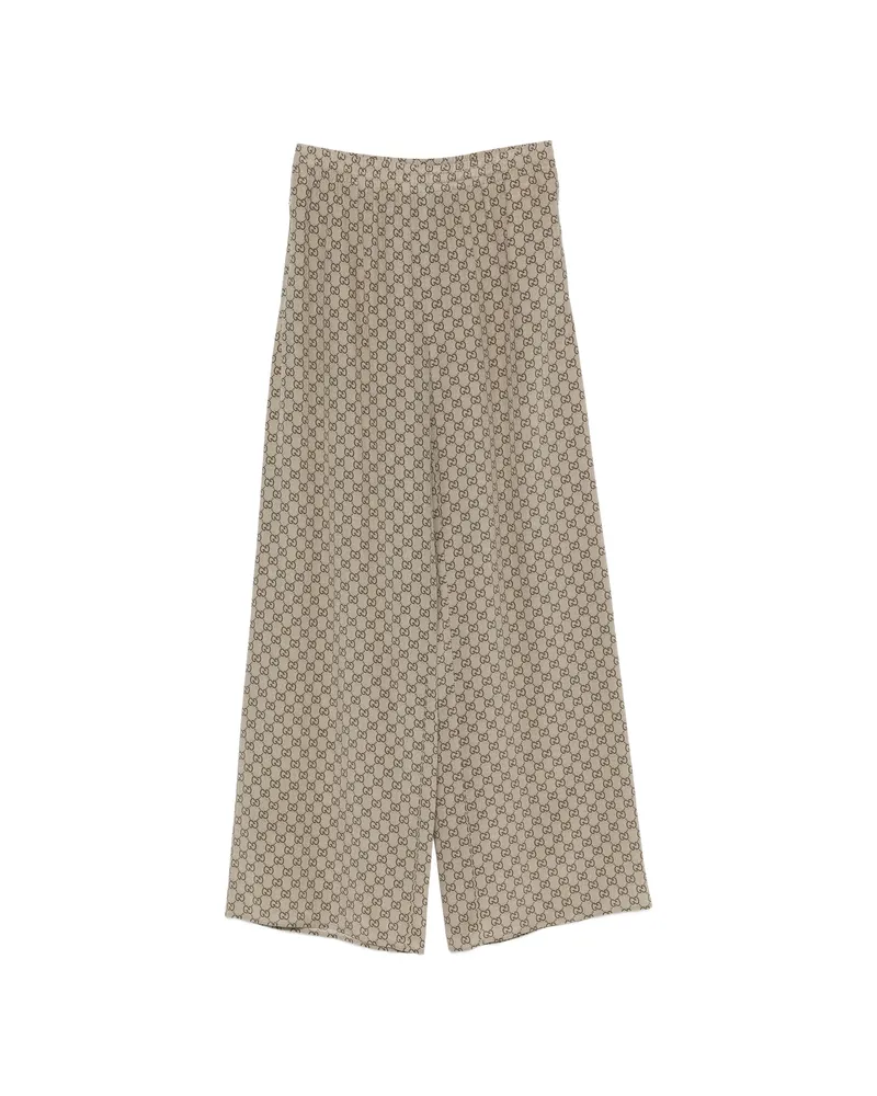 Gucci GG-pattern Trousers Neutrals