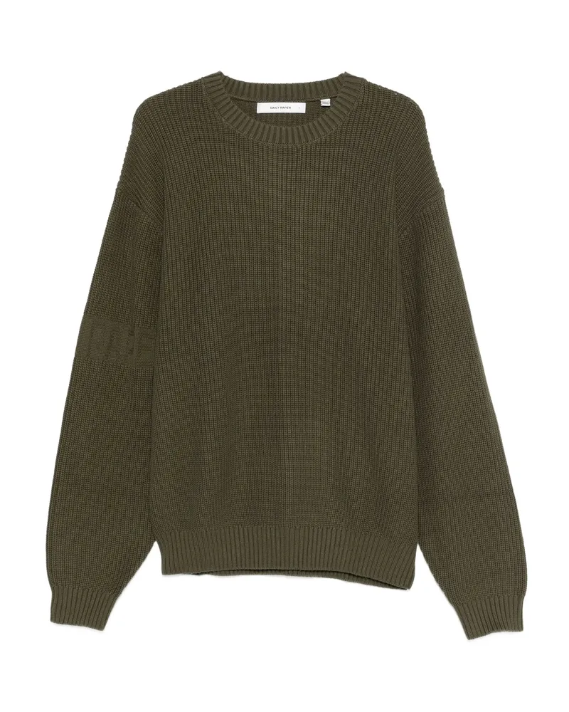 Daily Paper Ribbed-knit Jumper Green
