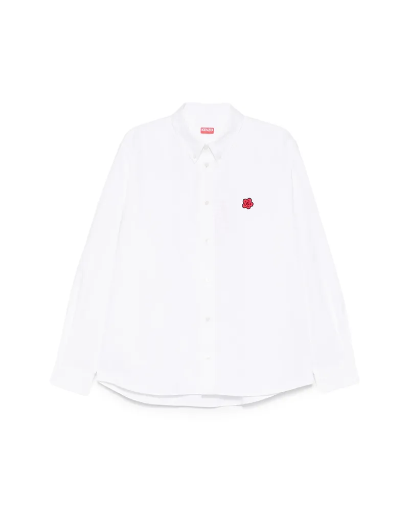 Kenzo Flower-motif Shirt White