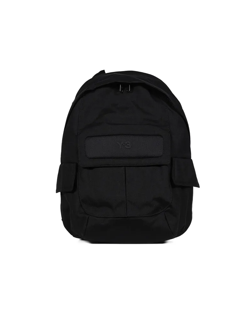 Y-3 Flap-pocket Backpack Black