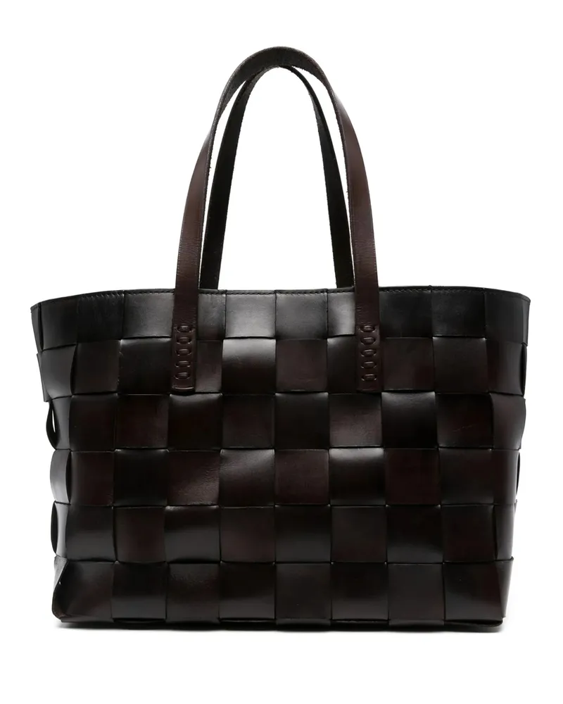 Dragon Diffusion Japan Tote W/ Flat Handles Brown