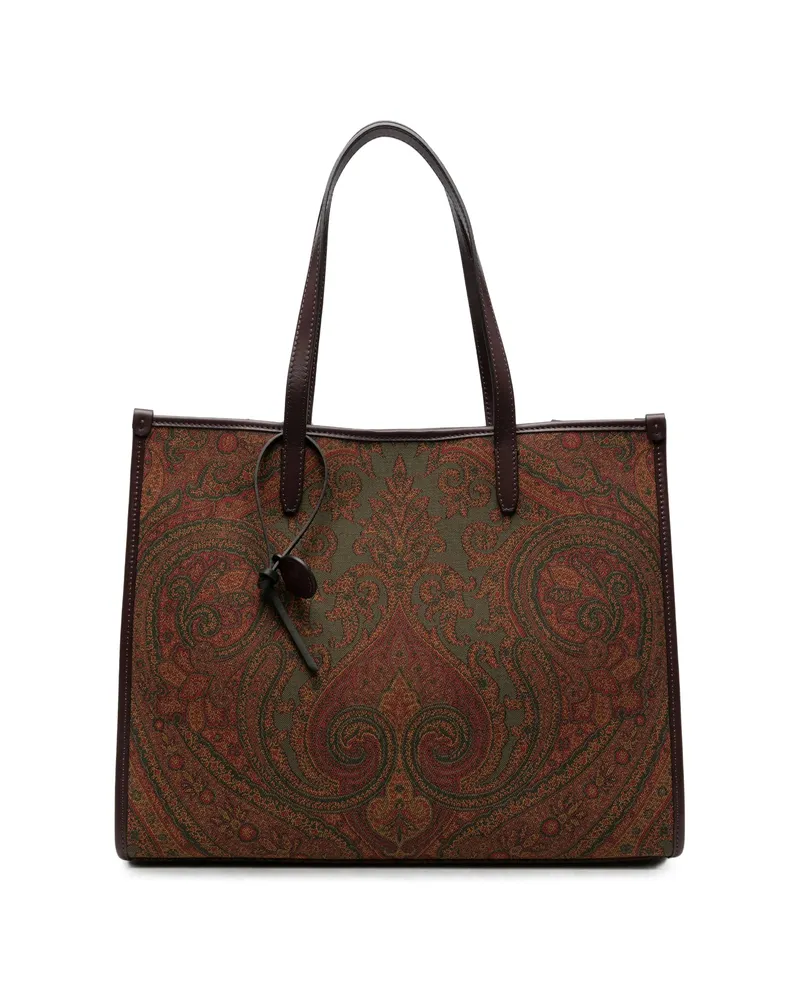 Etro Paisley-print Tote Bag Brown