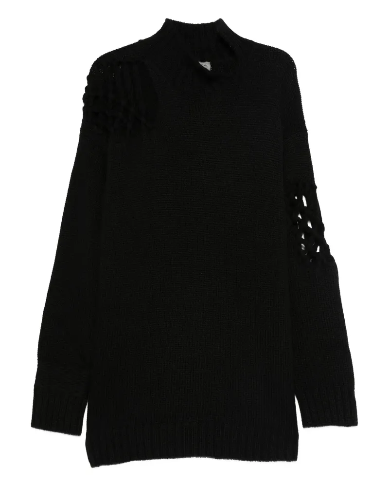 Yohji Yamamoto High-neck Sweater Black