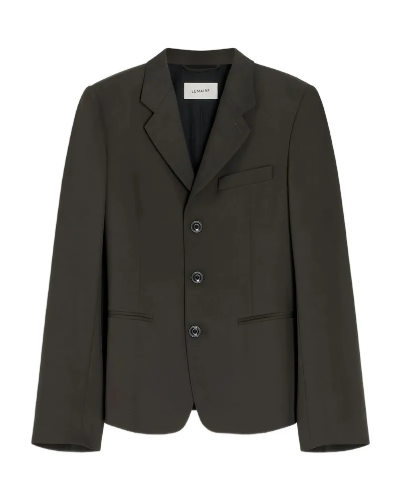 Christophe Lemaire Single-breasted Tailored Blazer Black