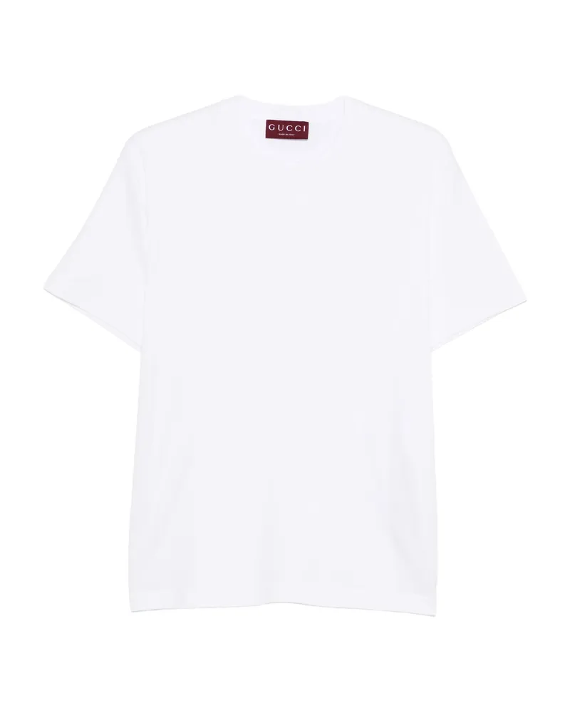 Gucci Short-sleeve Crew-neck T-shirt White