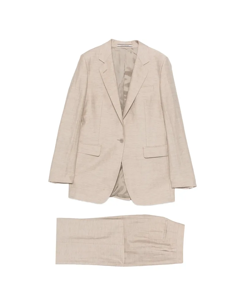 Tagliatore Single-breasted Suit Neutrals