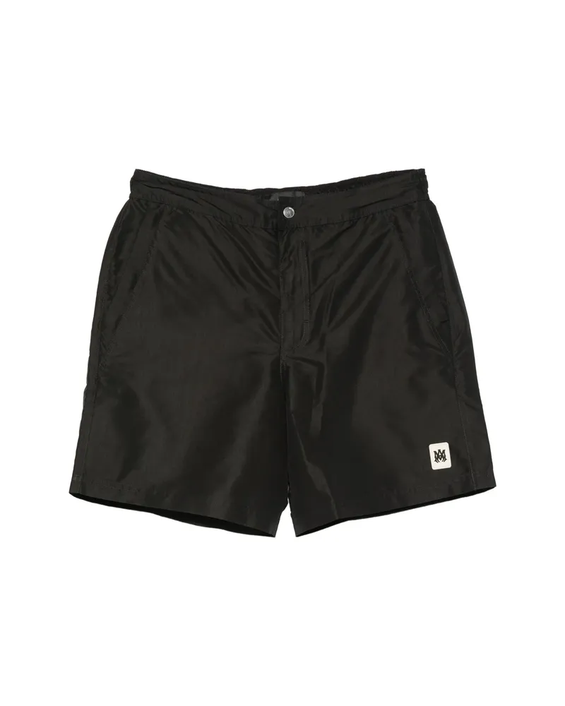 Amiri Logo-patch Swim Shorts Black