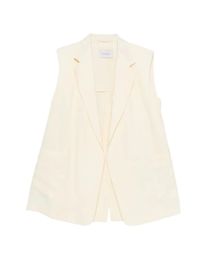 SPORTMAX Spxmaggio Oversized Gilet Neutrals