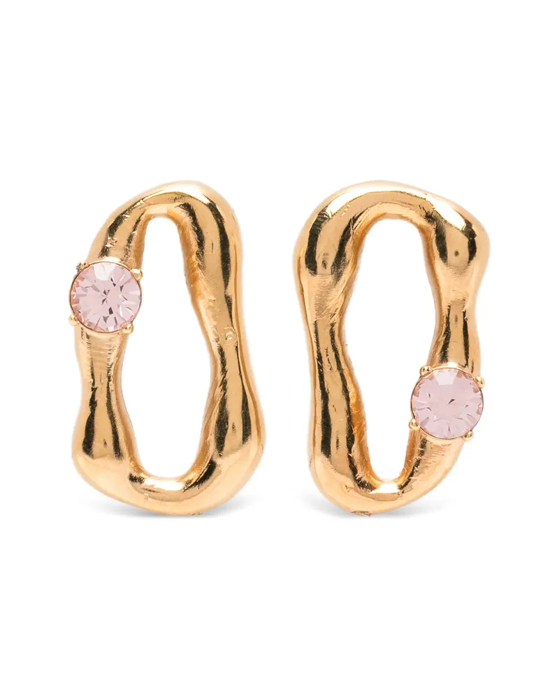 forte_forte Jewel Stud Earrings Gold