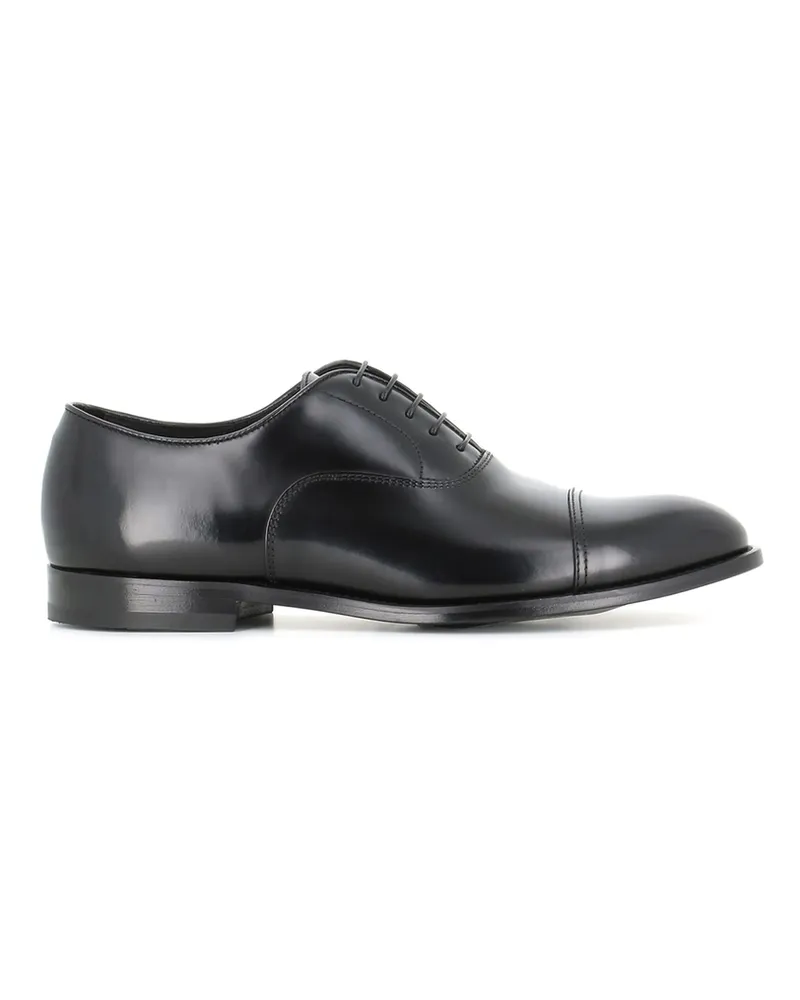 Doucal´s Leather Oxford Shoes Black