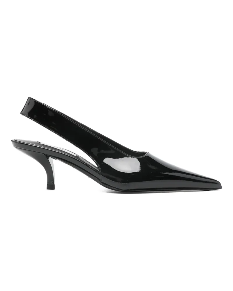Totême Pointed Slingback Pumps Black