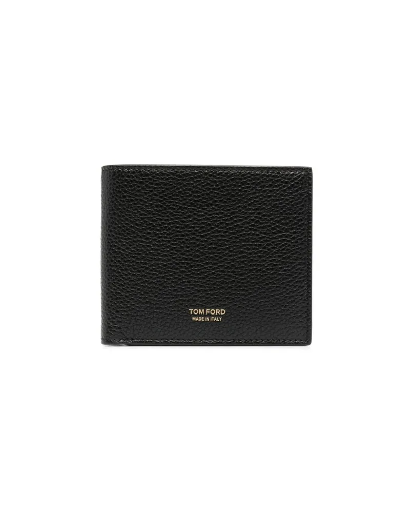 Tom Ford Logo-stamp Leather Wallet Black