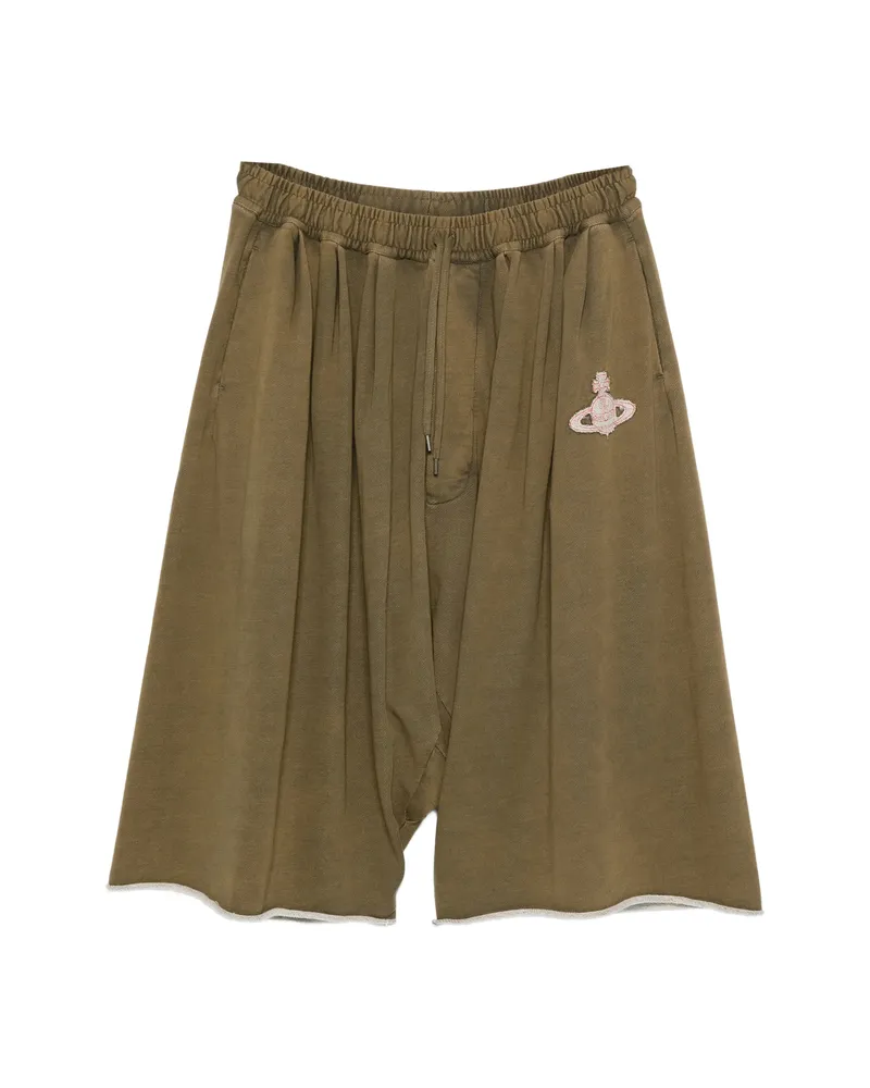 Vivienne Westwood Logo-patch Track Shorts Green