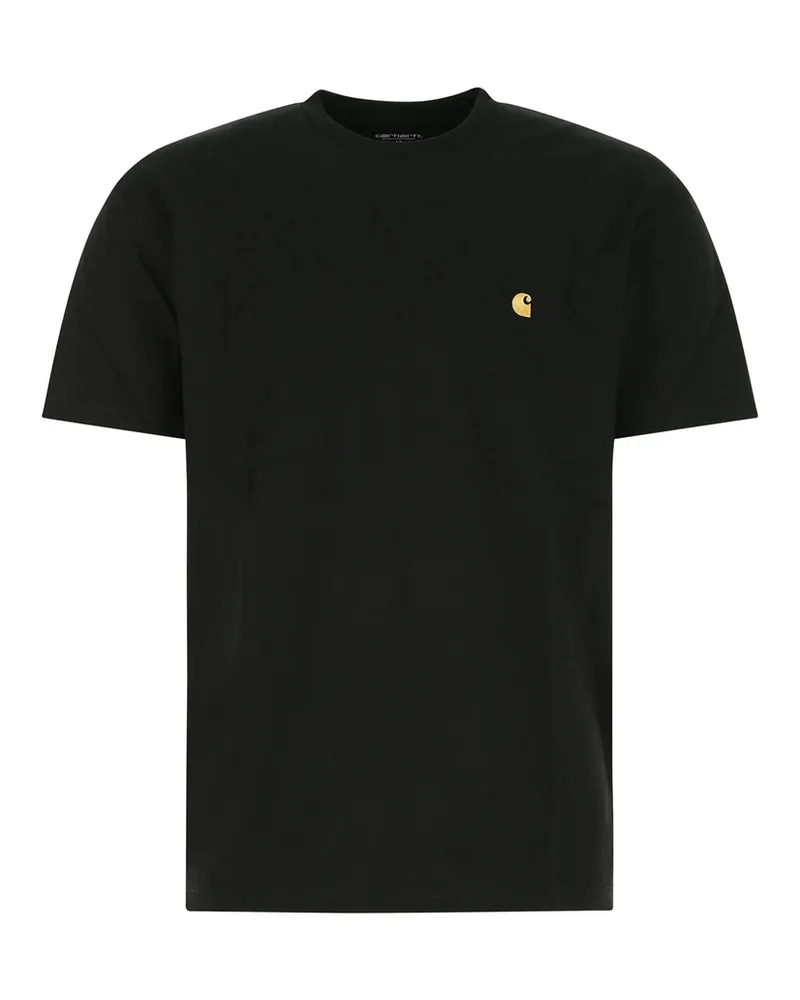 Carhartt WIP Embroidered-logo Short-sleeve T-shirt Black