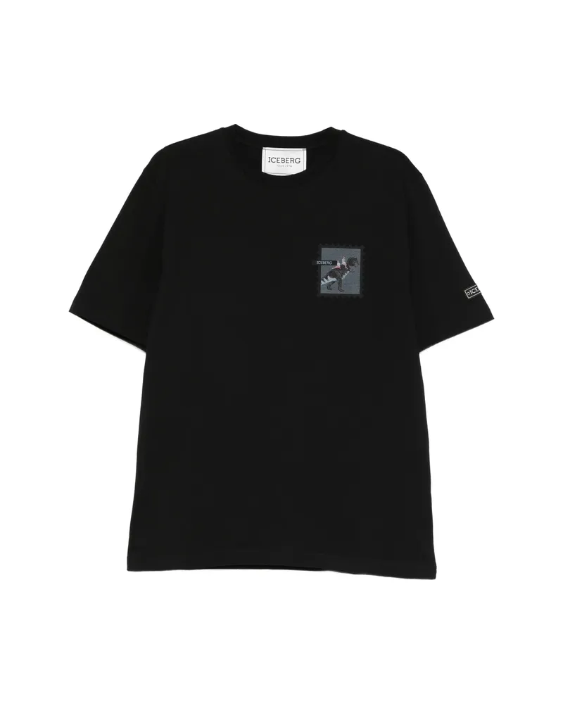 Iceberg Graphic T-shirt Black