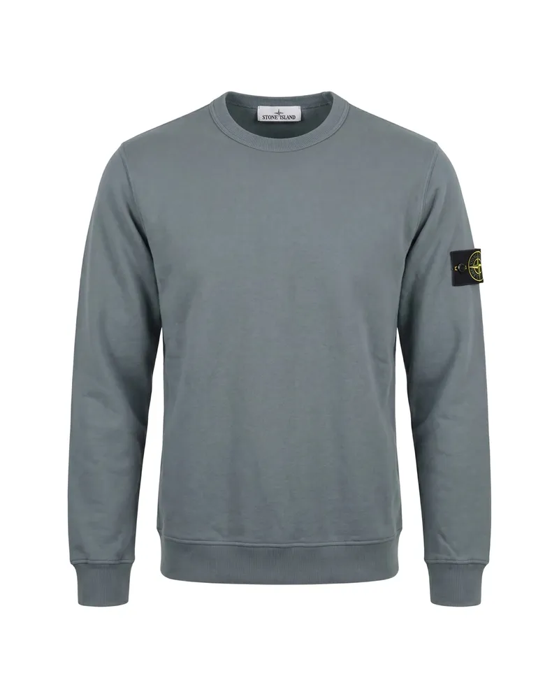 Stone Island Compass Logo-patch Sweater Blue