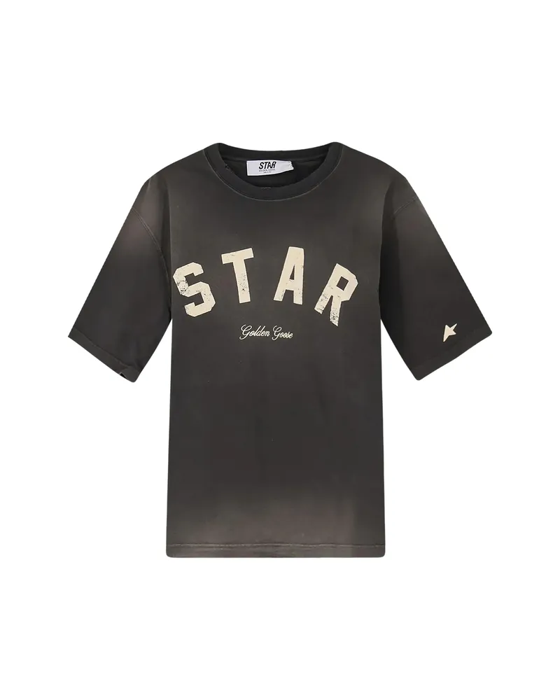 Golden Goose Star-graphic T-shirt Grey