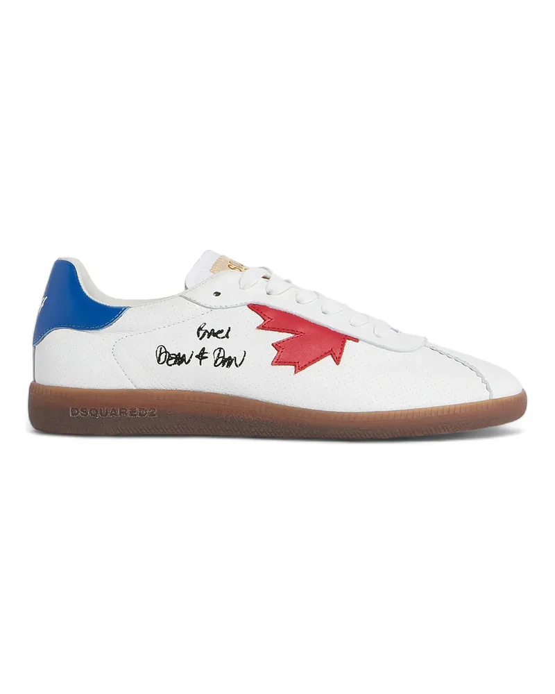 Dsquared2 Maple Leaf Rebels Sneakers White