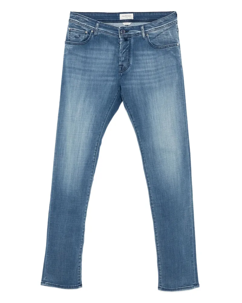 Jacob Cohën Buttoned Jeans Blue