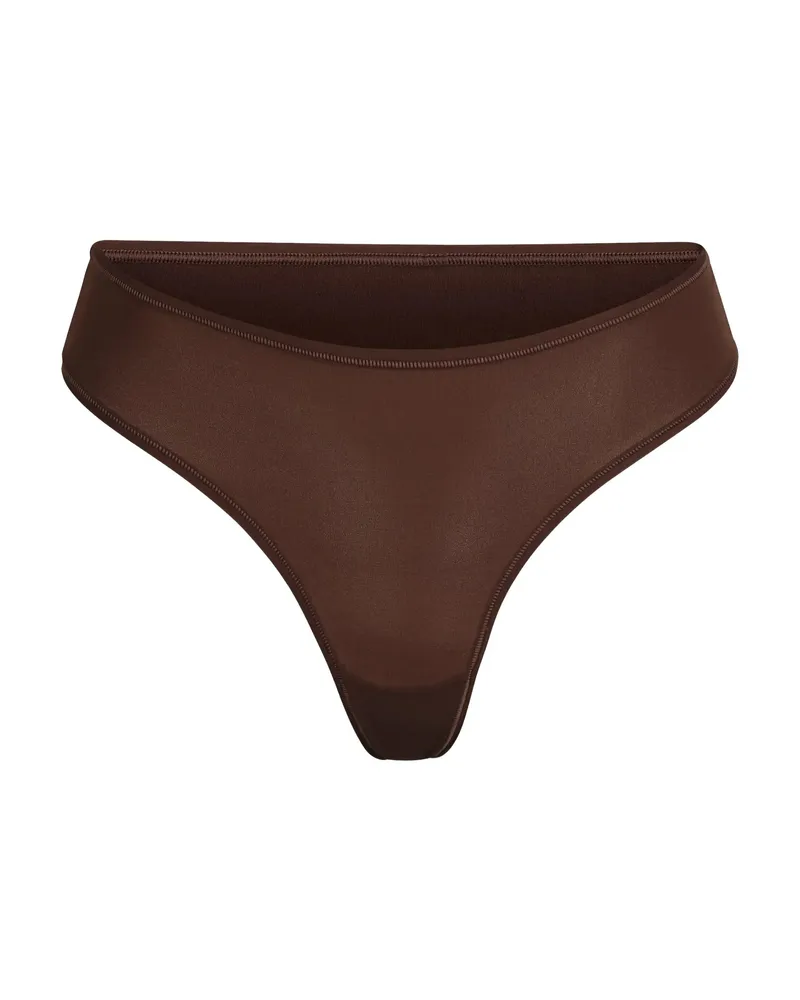 SKIMS Fits Everybody Thong Brown