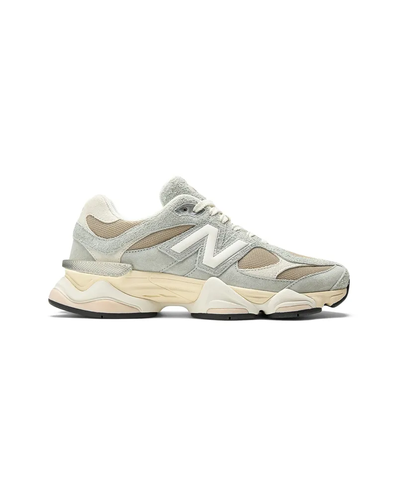 New Balance 9060 Suede Panelled Sneakers Grey