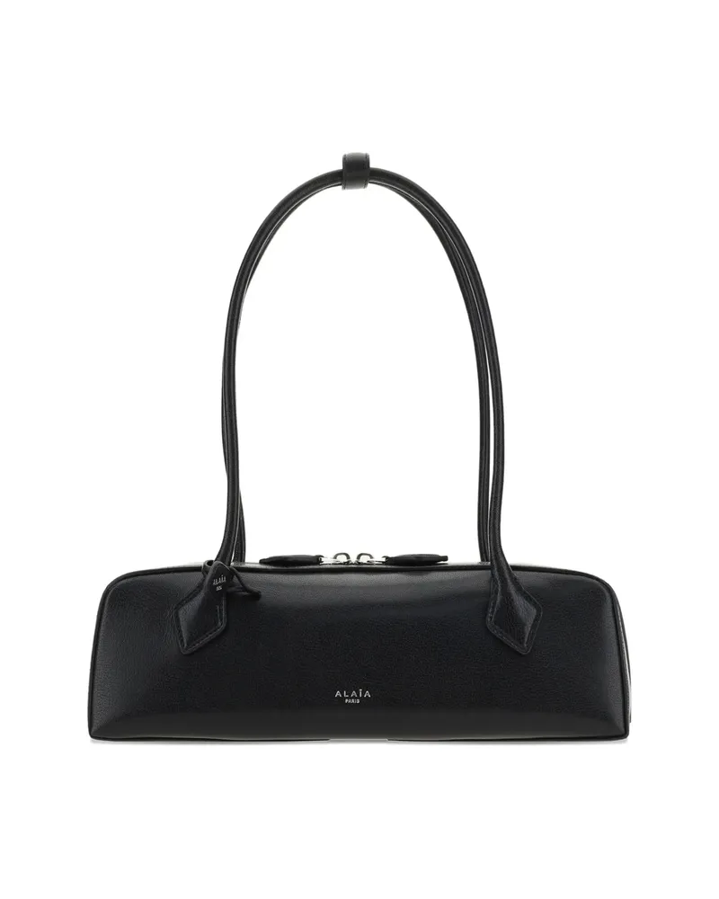Alaïa Medium Le Teckel Leather Shoulder Bag Black