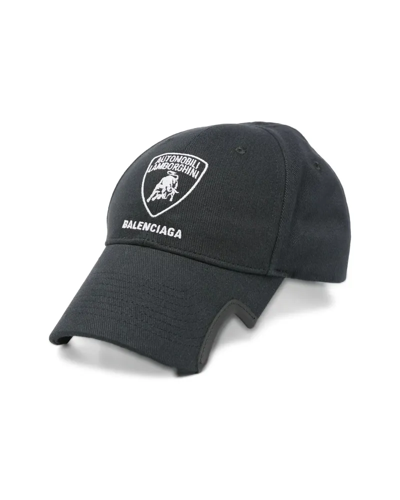 Balenciaga X Automobili Lamborghini Baseball Cap Black