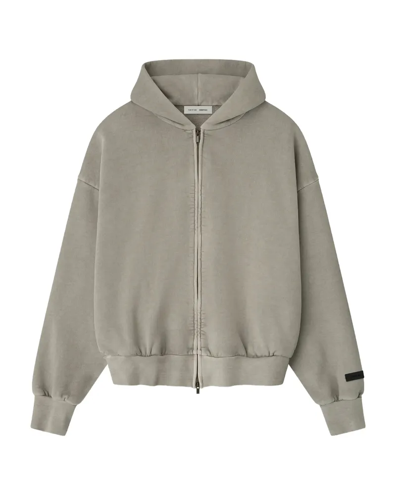 Fear of God Classic Embroidered Hoodie Grey