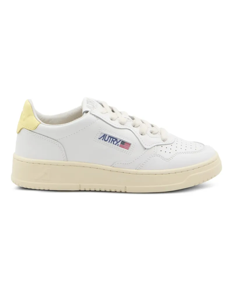 AUTRY Medalist Leather Sneakers White