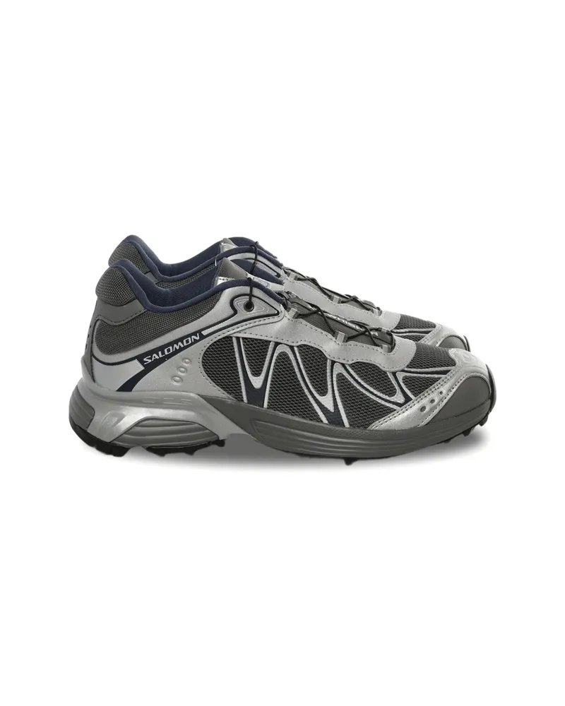 Salomon XT-Whisper Silver Panelled Sneakers 