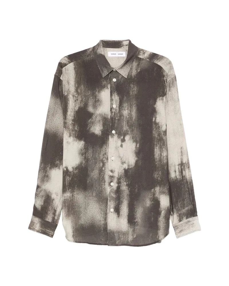 Samsøe & Samsøe Saluan X Printed Shirt Grey