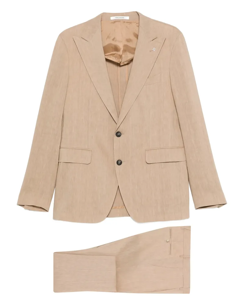 Tagliatore Single-breasted Suit Neutrals