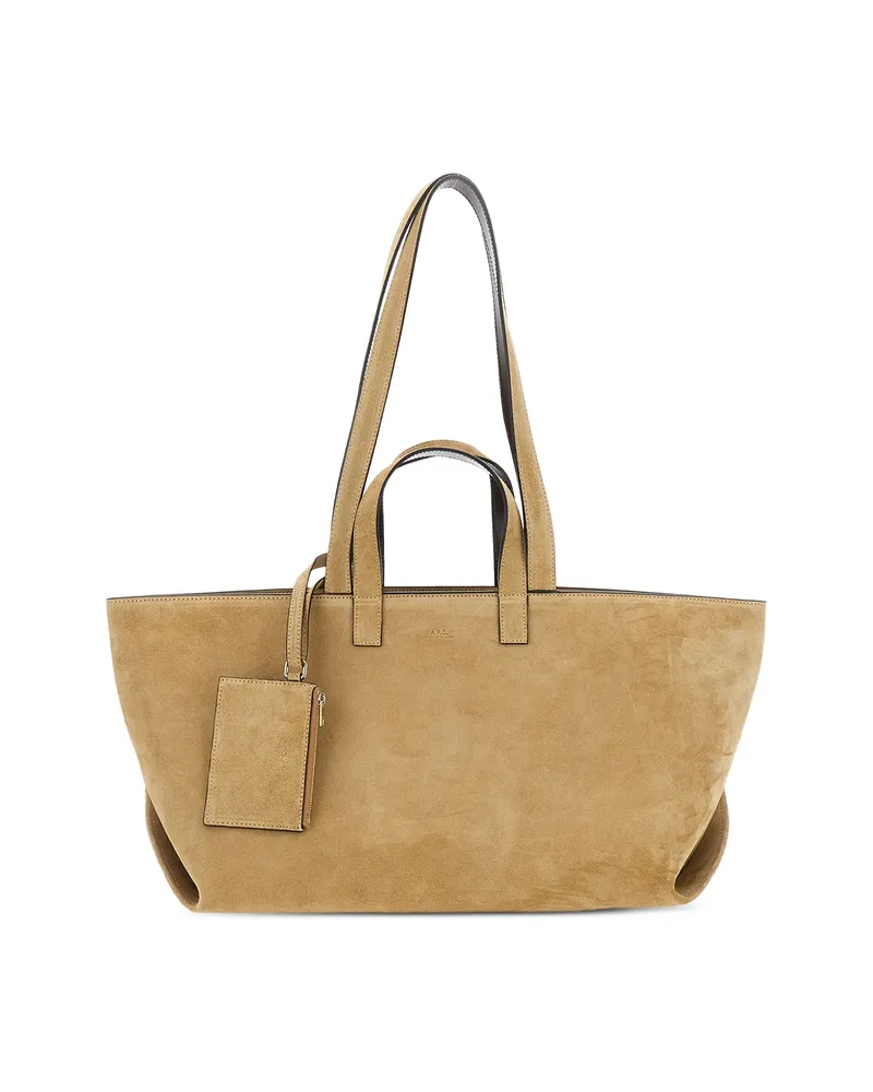 A.P.C. A. p.c. Le Drummer Tote Bag Neutrals