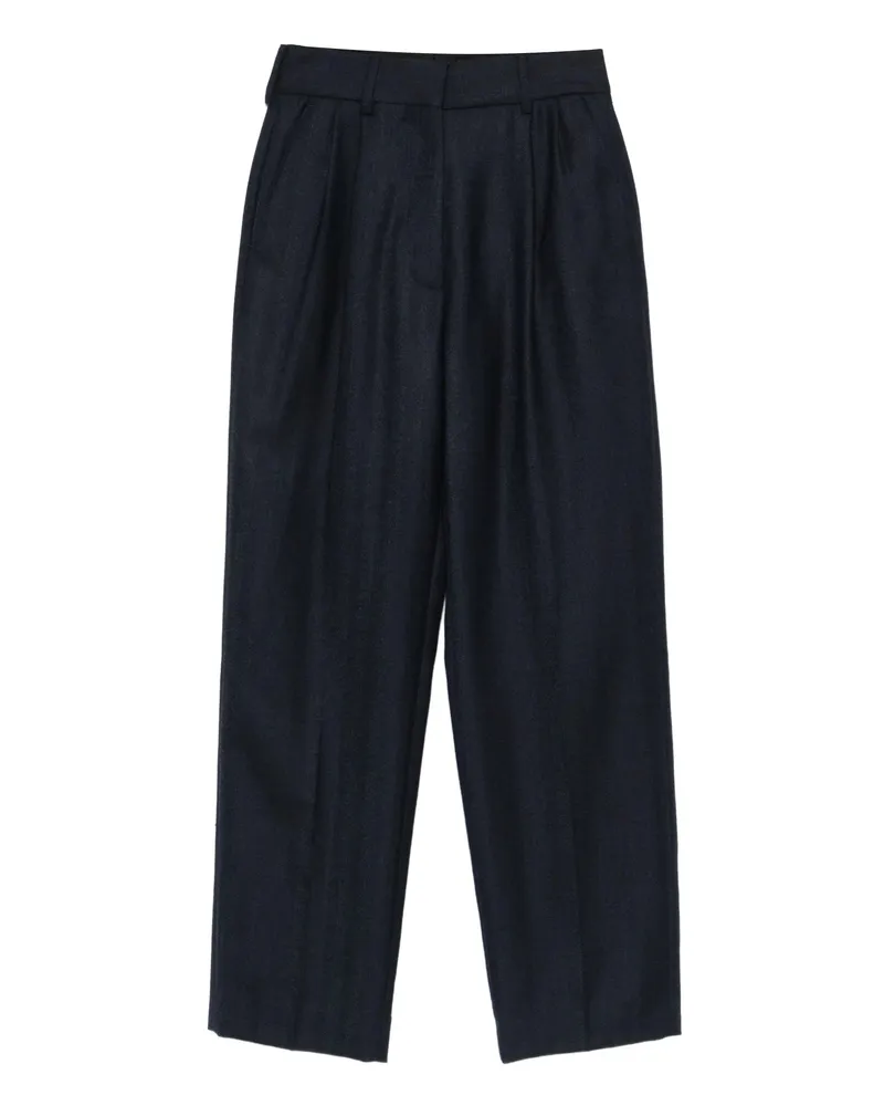 Blazé Milano Pleated-front Trousers Blue