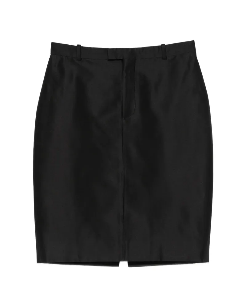 Gucci Rear-slit Skirt Black