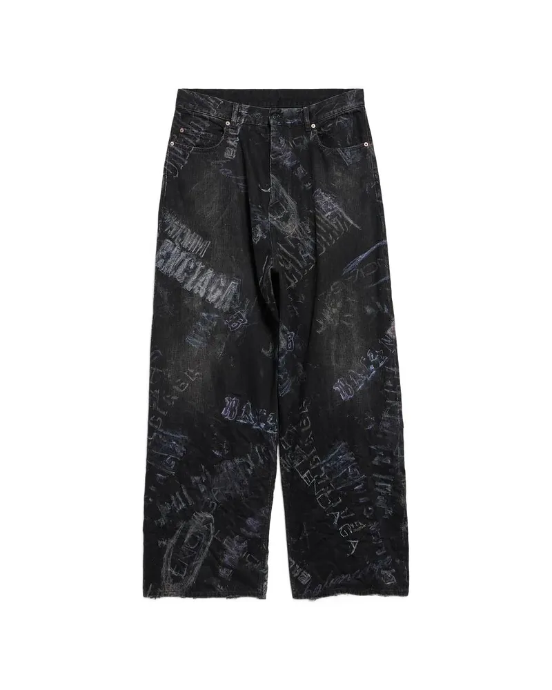 Balenciaga Minimal Baggy Trousers Black