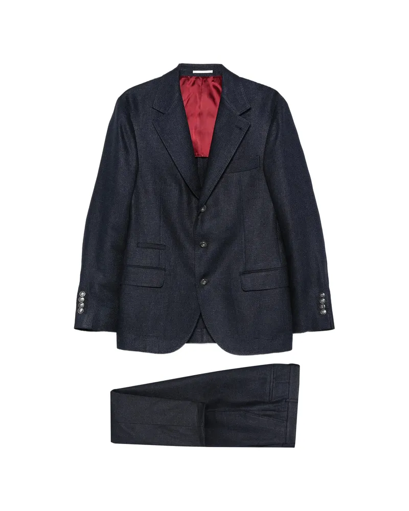 Brunello Cucinelli Single-breasted Suit Blue