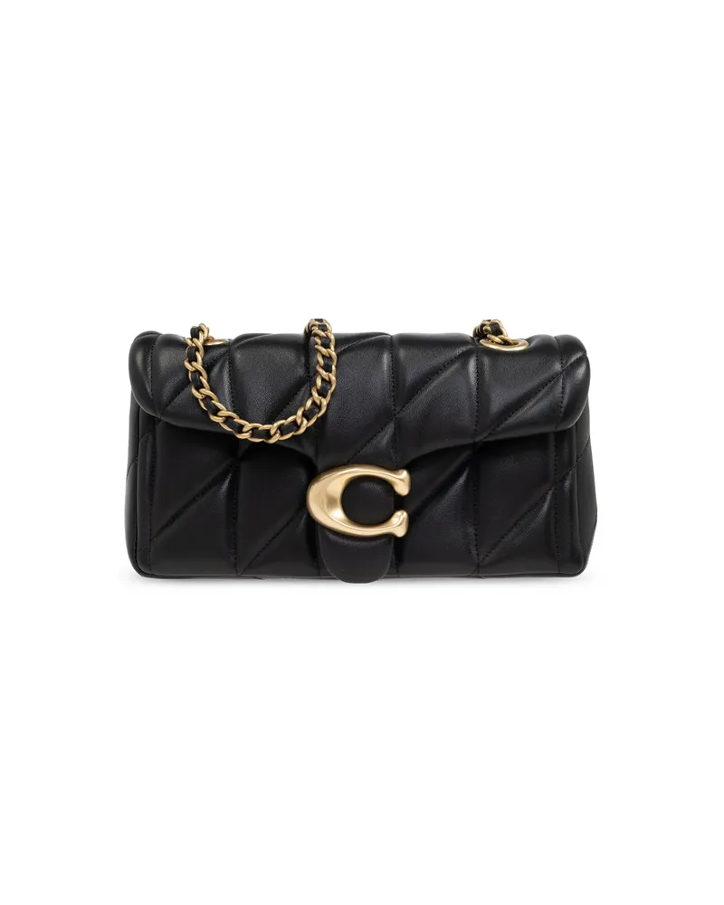 Coach Tabby 20 Quilted Shoulder Bag Black