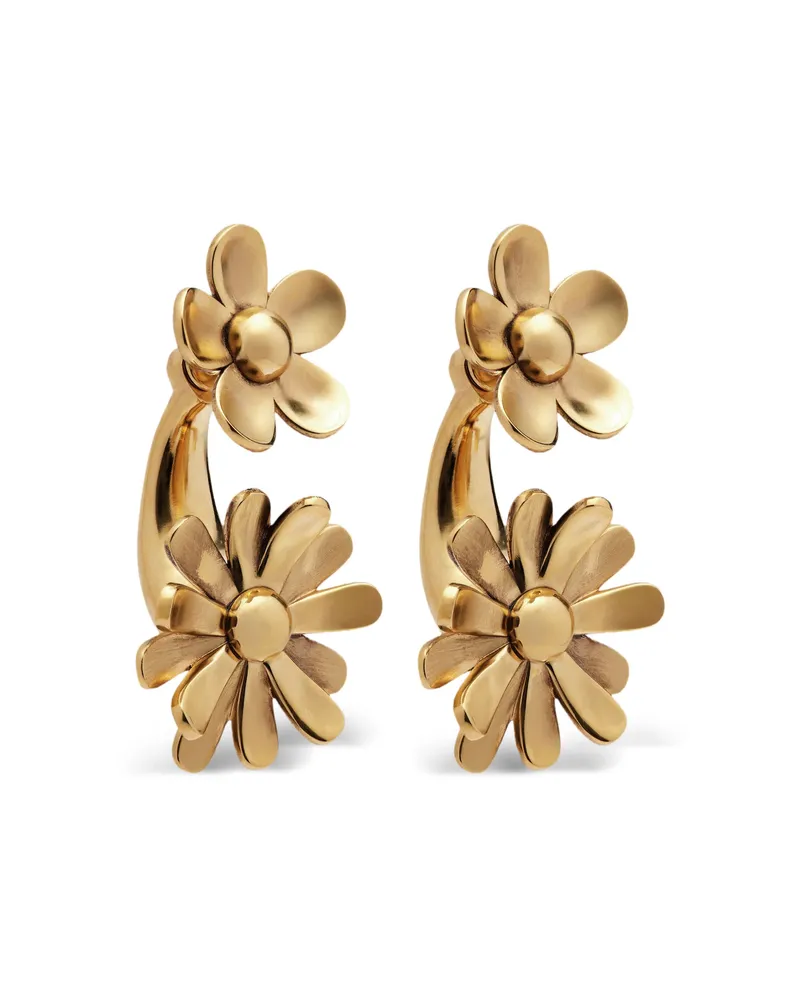 Marc Jacobs The Daisy Wild Statement Earrings Gold
