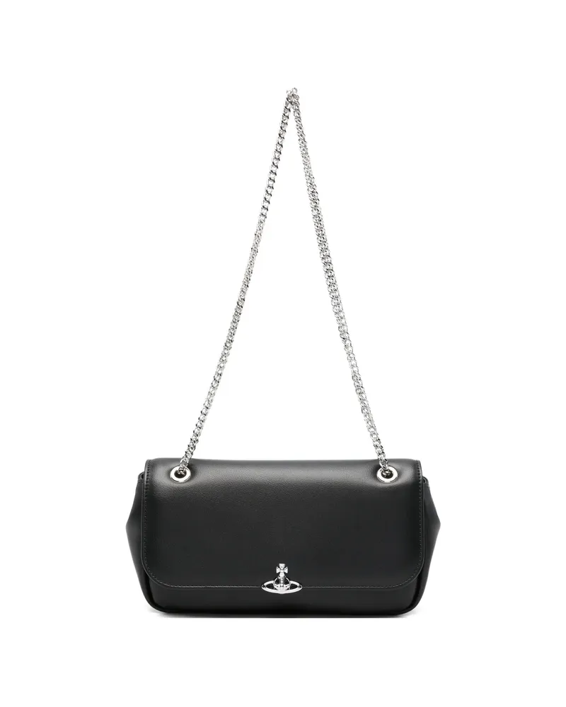 Vivienne Westwood Logo-plaque Shoulder Bag Black