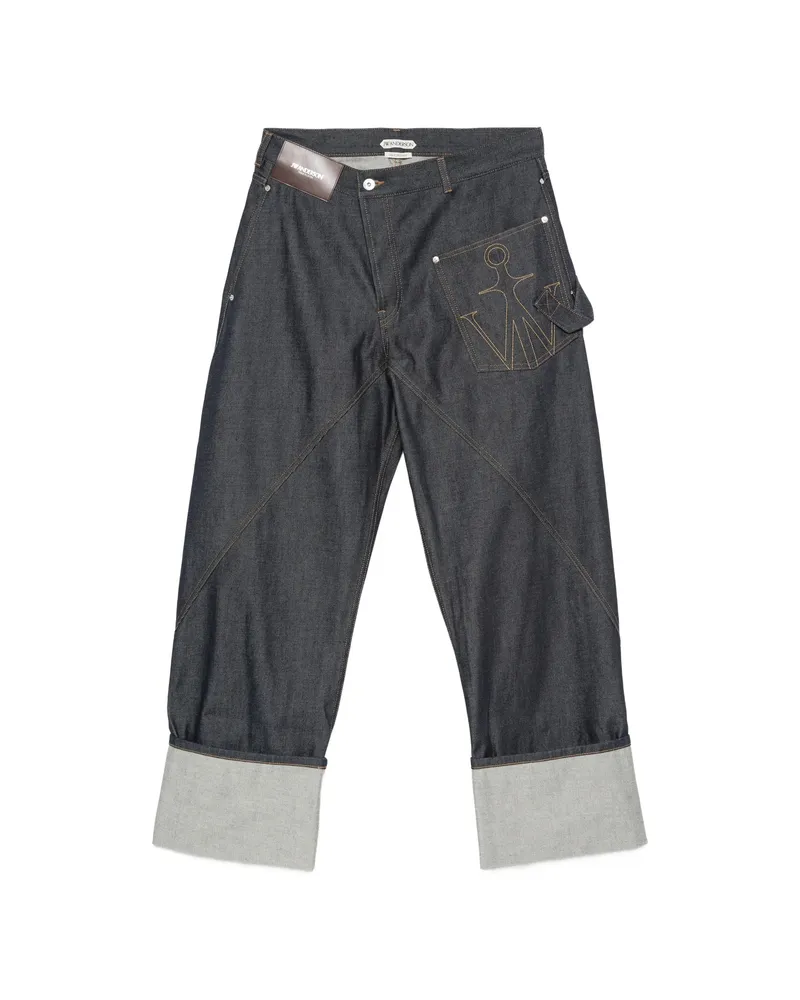 J.W.Anderson Button-fastening Wide-leg Jeans Blue